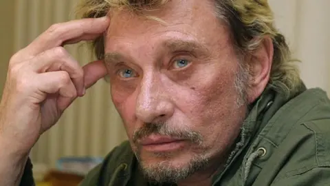 AFP/Getty Jonny Hallyday in 2003