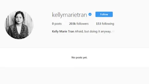 Instagram Screenshot of Kelly Marie Tran's Instagram page