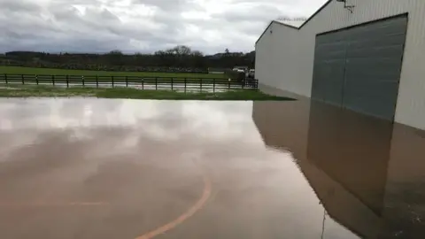 GNAA Great North Air Ambulance base flooded