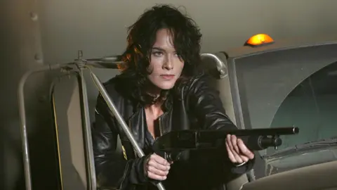 Isabella Vosmikova/C-2/WB TV/Kobal/Shutterstock Lena Headey in Terminator: The Sarah Connor Chronicles