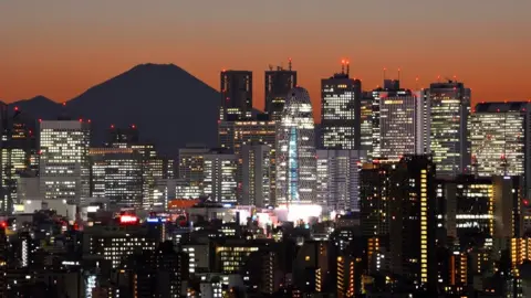 Getty Images Tokyo skyline