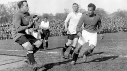 Leslie Family Jack Leslie playing football