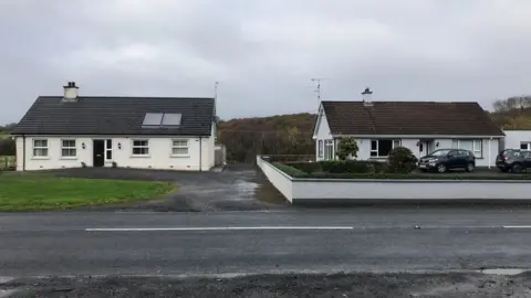 Cathal O’Connor says his house, on the left, is excluded while his father’s home, on the right, is included in Project Stratum