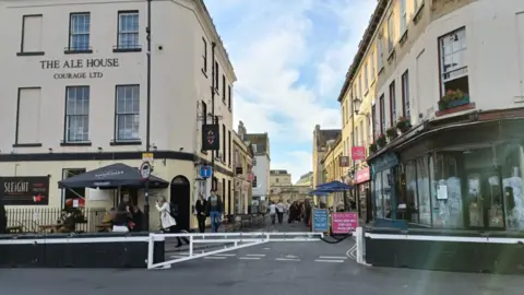 John Wimperis Bath city centre security zone