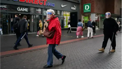 Getty Images Shoppers in Middlesbrough