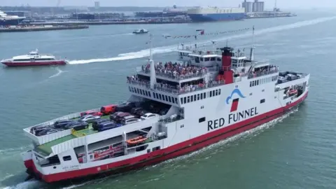 Red Funnel Red Osprey ferry
