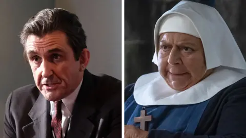 BBC/Neal Street Stephen McGann and Miriam Margolyes in Call the Midwife