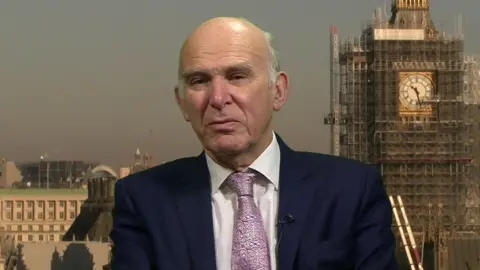 Liberal Democrat leader, Sir Vince Cable