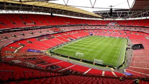 Getty Images View of interior of Wembley stadium