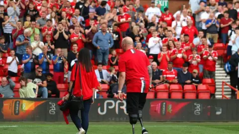 Ben Neil Ben's walk on the pitch