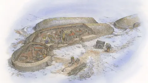 Chris Mitchell Reconstruction of Lair homestead