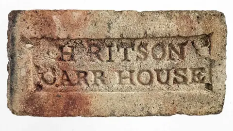 Chris Tilney Brick with H Ritson, Carr House stamped on it