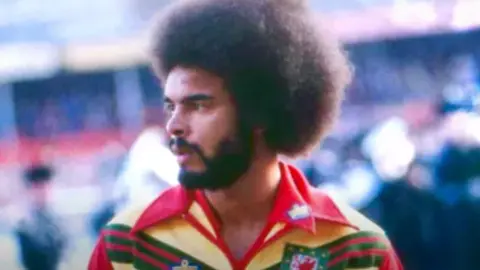 The Dragon on My Shirt / EatSleep Media George Berry appearing for Wales in the 1970s