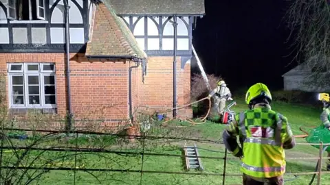 Essex County Fire and Rescue Service North Lodge at Langleys in Great Waltham, Essex