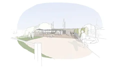 Campbell & Co Architects Artist's impression of the site