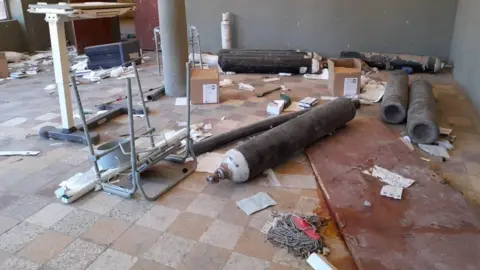 MSF Equipment destroyed