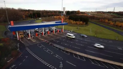 NCJ Media Toll booths at the Tyne Tunnel