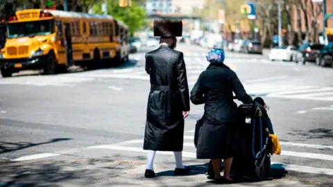 Getty Images An Orthodox Jewish family in Brooklyn