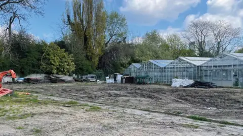 Royal Parks The current disused plant nursery