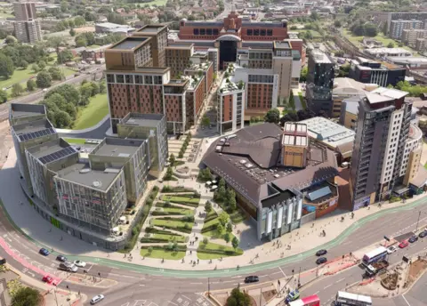 SOYO Leeds SOYO, Leeds in place on Quarry Hill