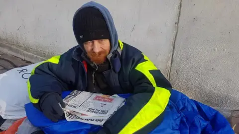 BBC Paul, who sleeps rough