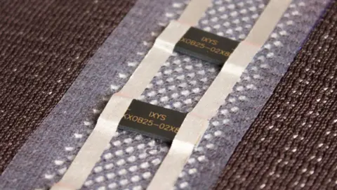 Bettina Blomstedt/Aalto University Solar panels on the underside of Planno fabric