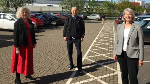 AndrewGant (R-L) Liz Brighouse, Pete Sudbury and Liz Leffman