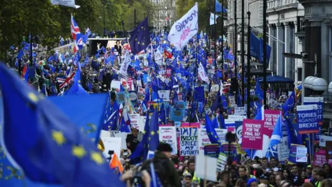 Getty Images protesters in london