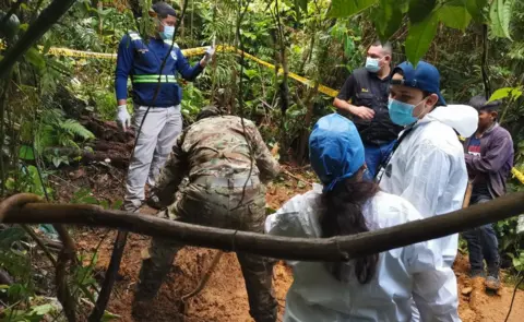 Panama Public Prosecutor Suspected mass grave is excavated in Panama
