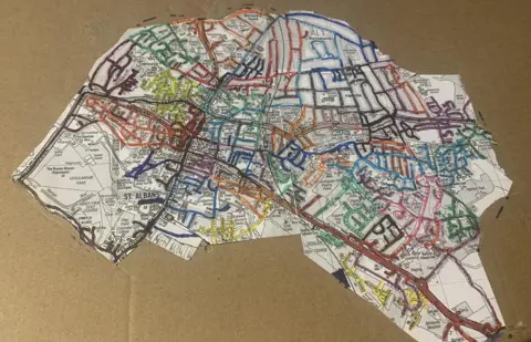 Jim Hodgkins Map of St Albans