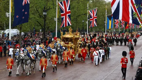 Reuters The Gold State Coach in Coronation Procession