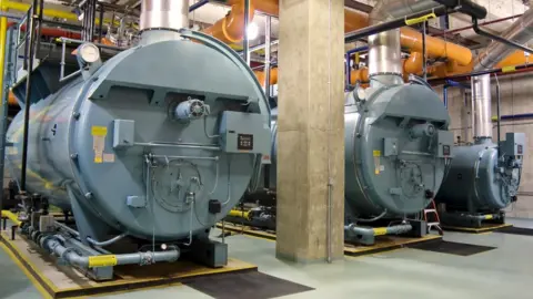 Getty Images Industrial boilers
