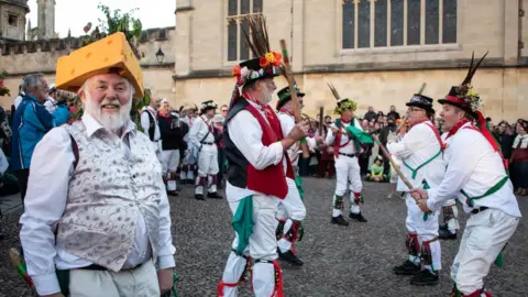 Anthony P Morris May Day morris dancers