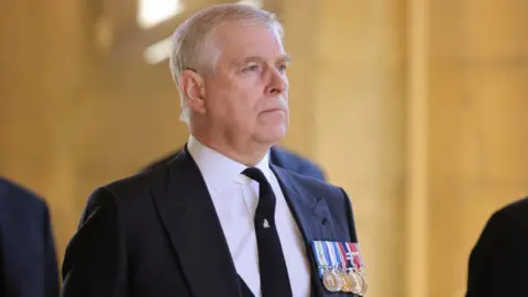 PA Media Prince Andrew