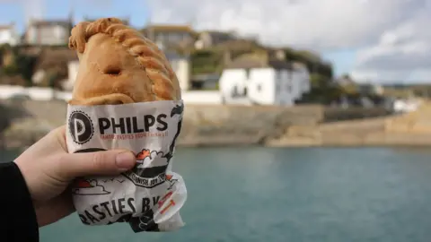 Philps A Philps pasty by the sea