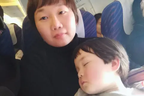 Family Handout Caitlyn Gao with her four-year-old daughter Renee Gao