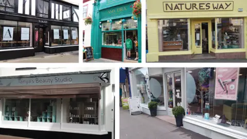 Torridge District Council Some of the shop fronts in Torridge after receiving the money to refresh them