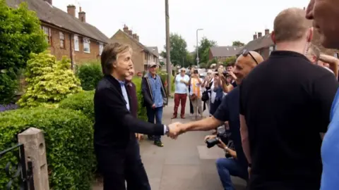 The Late Show with James Corden / CBS Sir Paul meets fans in Liverpool