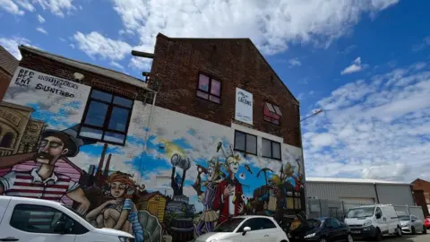 Martin Giles/BBC Reprezent Project mural in Great Yarmouth