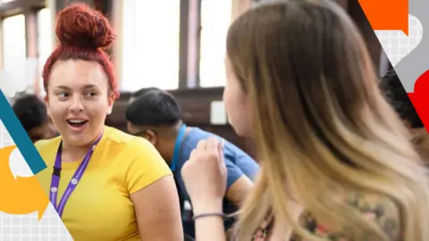 Getty Images Students chatting