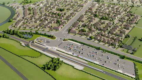 Warwickshire County Council Planned railway station