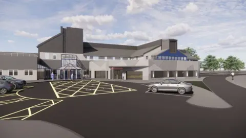 LDRS artist's impression of the hospital expansion