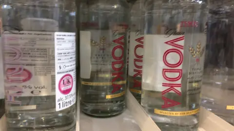 BBC vodka at Tesco