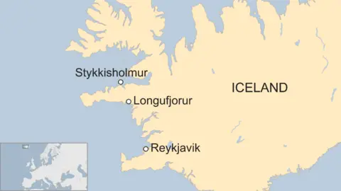 Map of Iceland