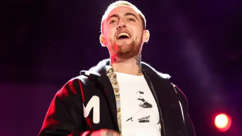 Getty Images Mac Miller at Camp Flog Gnaw