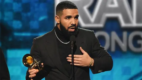 Getty Images Drake at the 2019 Grammy Awards