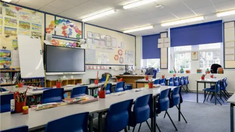 Getty Images Empty classroom