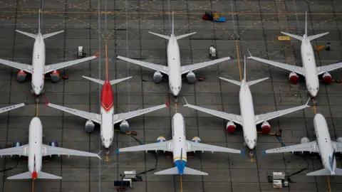 Reuters Grounded Boeing 737 planes