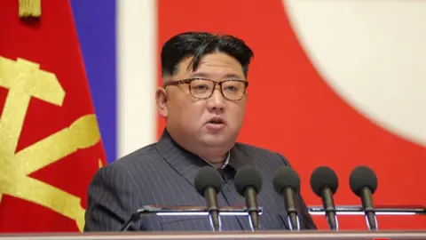 KCNA via Reuters North Korea's leader Kim Jong-un