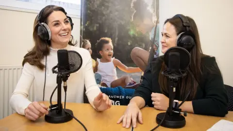 Kensington Palace The Duchess of Cambridge and Giovanna Fletcher